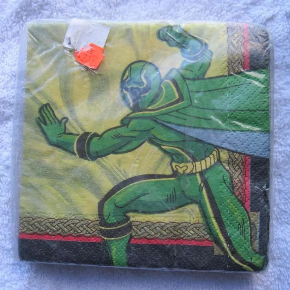 Power Rangers Party Express Hallmark Paper Luncheon & Beverage Napkins Birthday